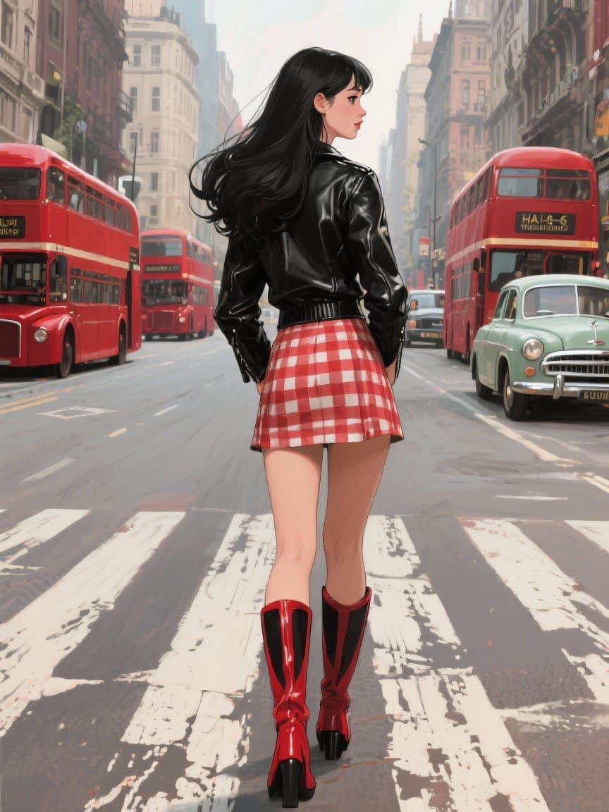 8k, 60s animation cel with vignette edges, hyper-real acryli...