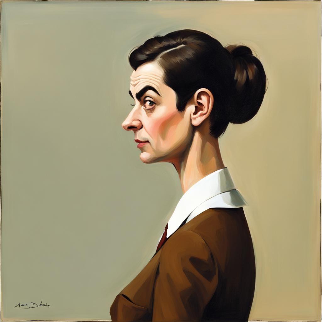 Elegant Woman: A Contemporary Art Rendition