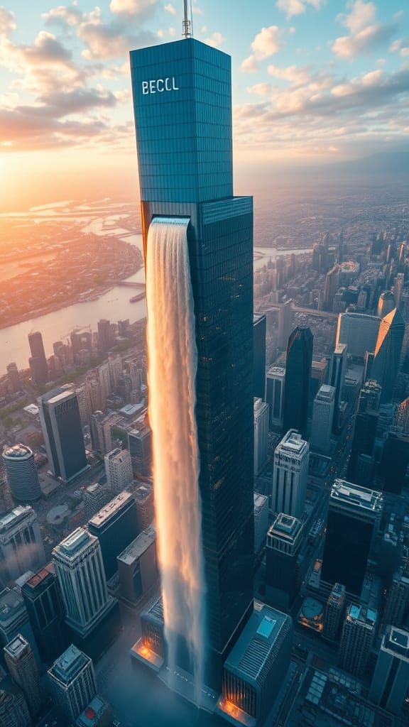 Urban Oasis Reveals Golden Hour Majesty