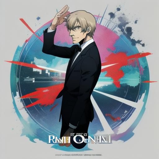 James Bond: Retired Teacher in Anime Style