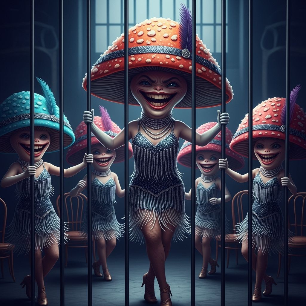 Mushroom Flappers Dance in 1920s Chicago Cabaret