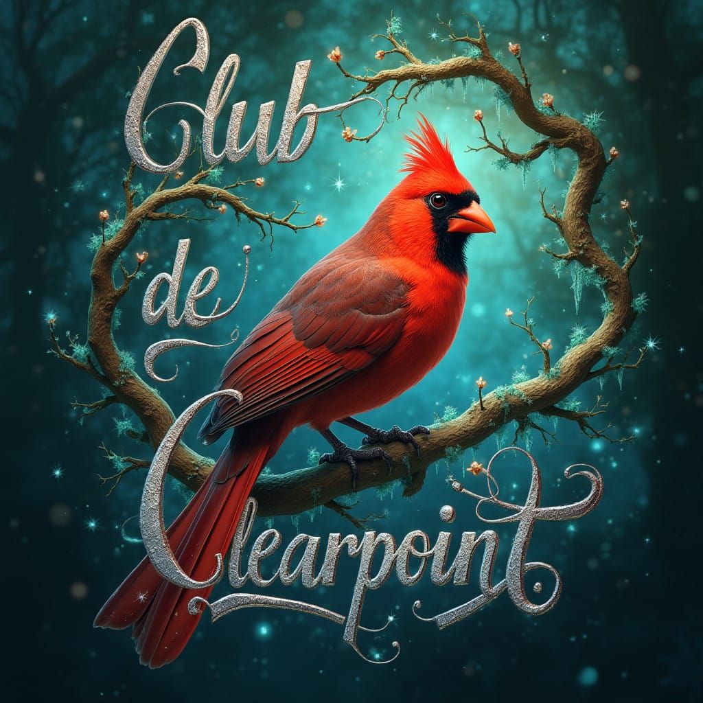 Ethereal Cardinal in Mystical Clearpoint Club
