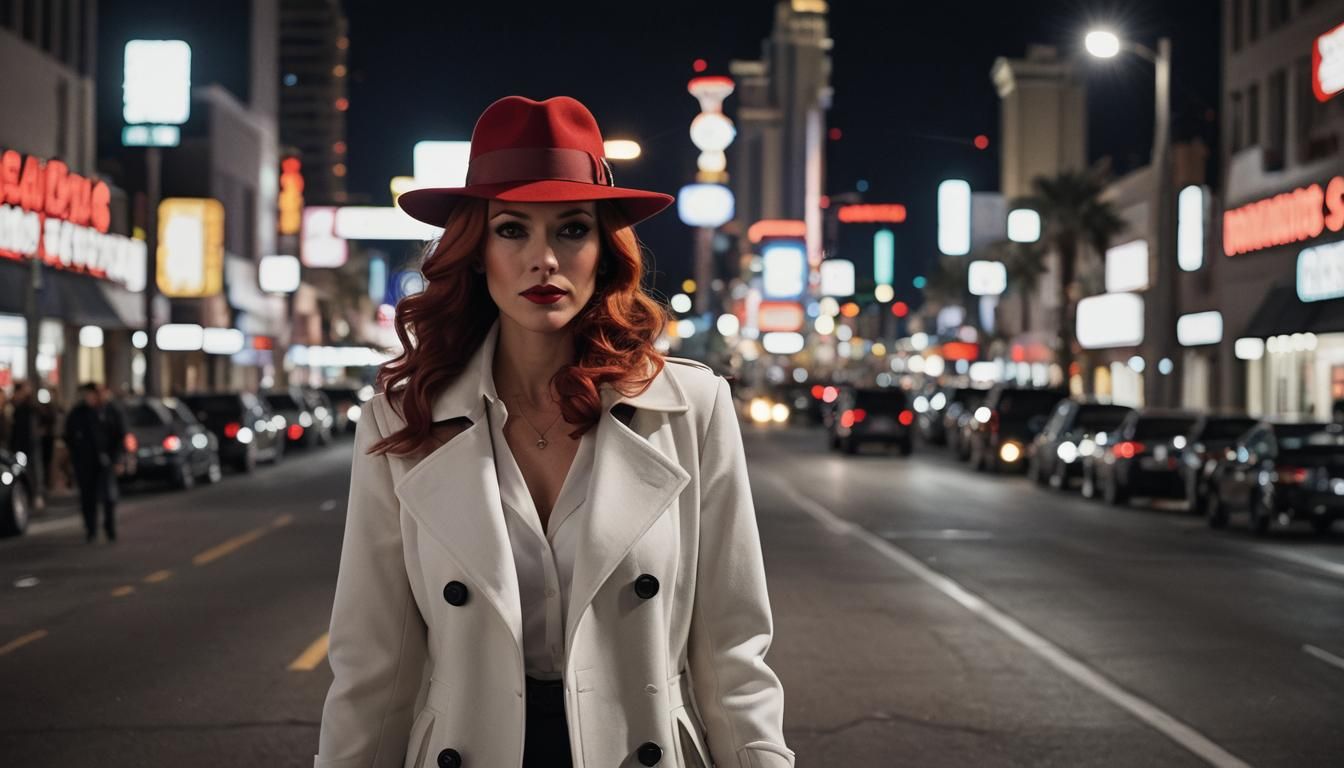 Film Noir Femme Fatale in Las Vegas