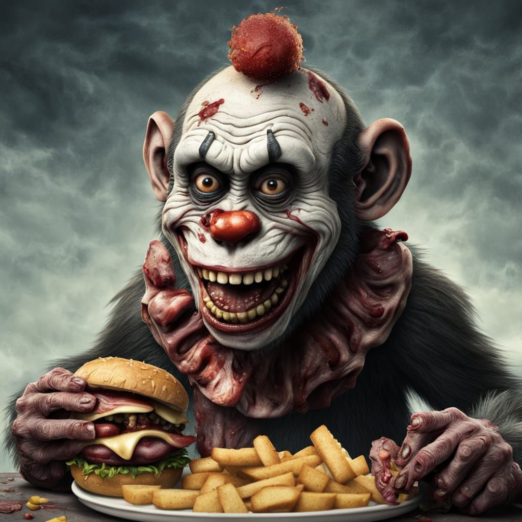 Surreal Nightmare Scene in Detailed Matte Painting