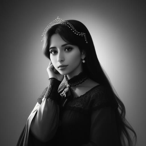 Elegant Portrait of a Woman in Classic Style