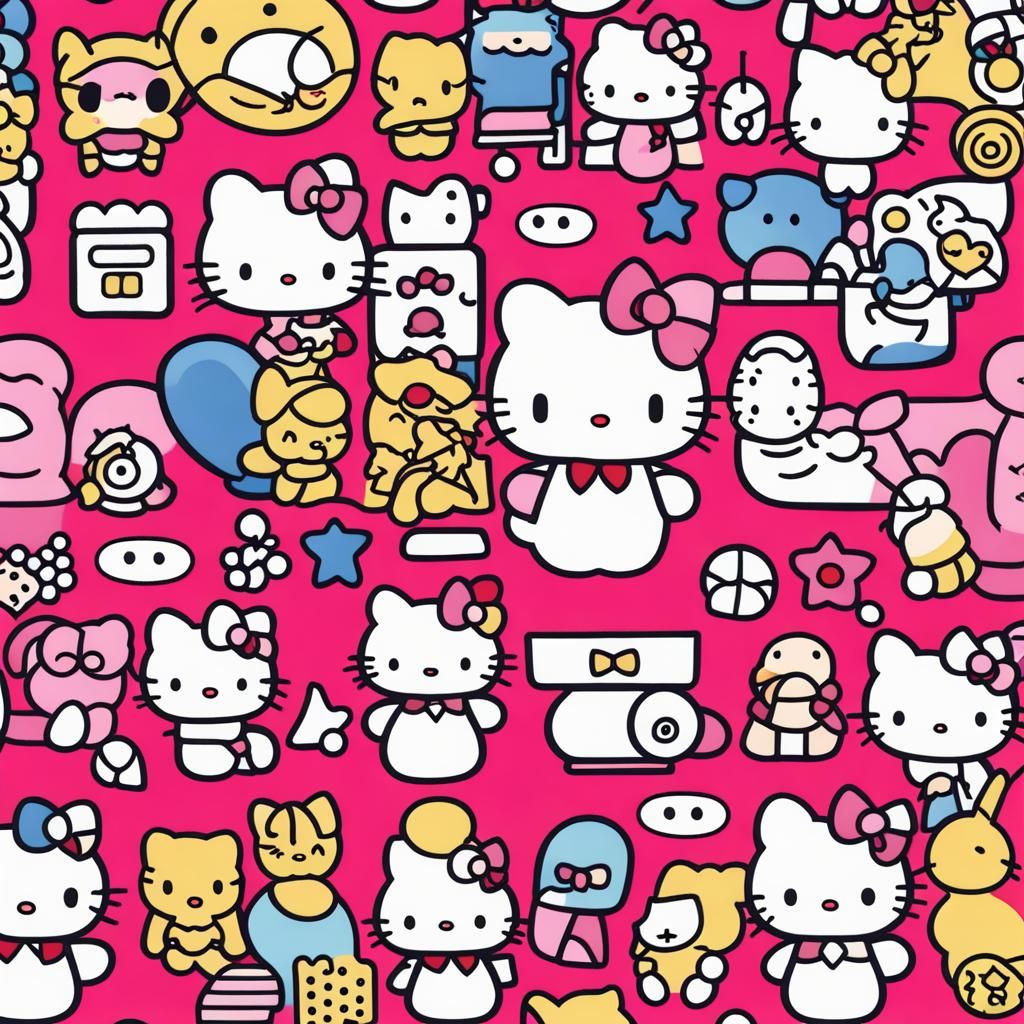 Sanrio Characters Generated by AI