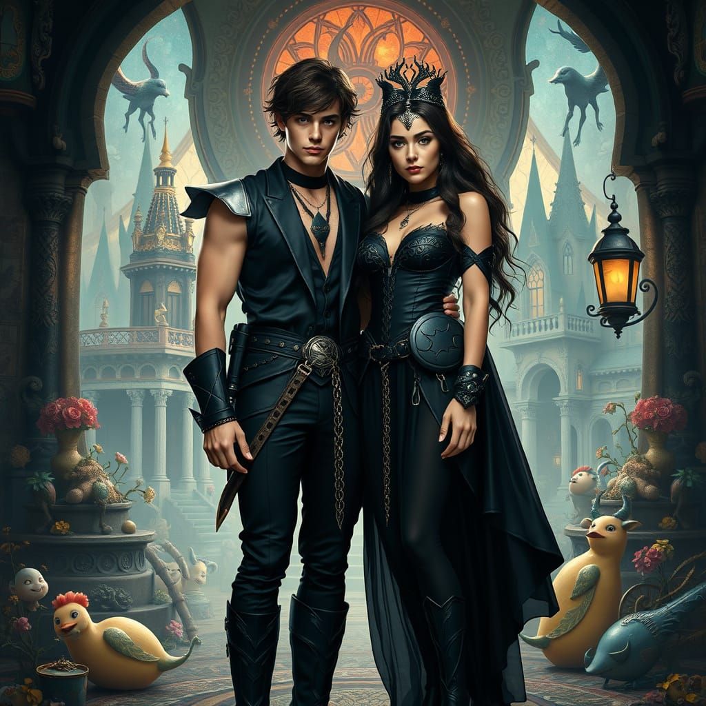 Modern Gothic Offspring of Hercules and Megara