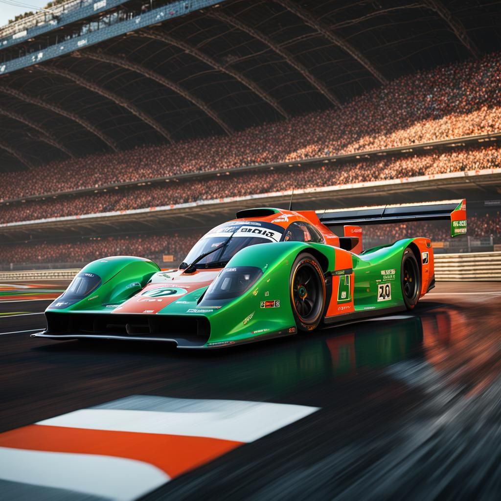 Mazda 787B from Gran Turismo 7 in Detailed Matte Style