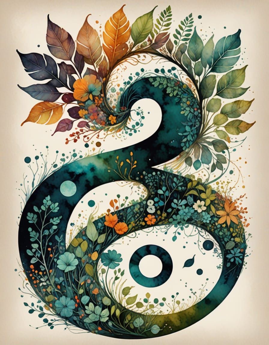 Botanical Stylized 8