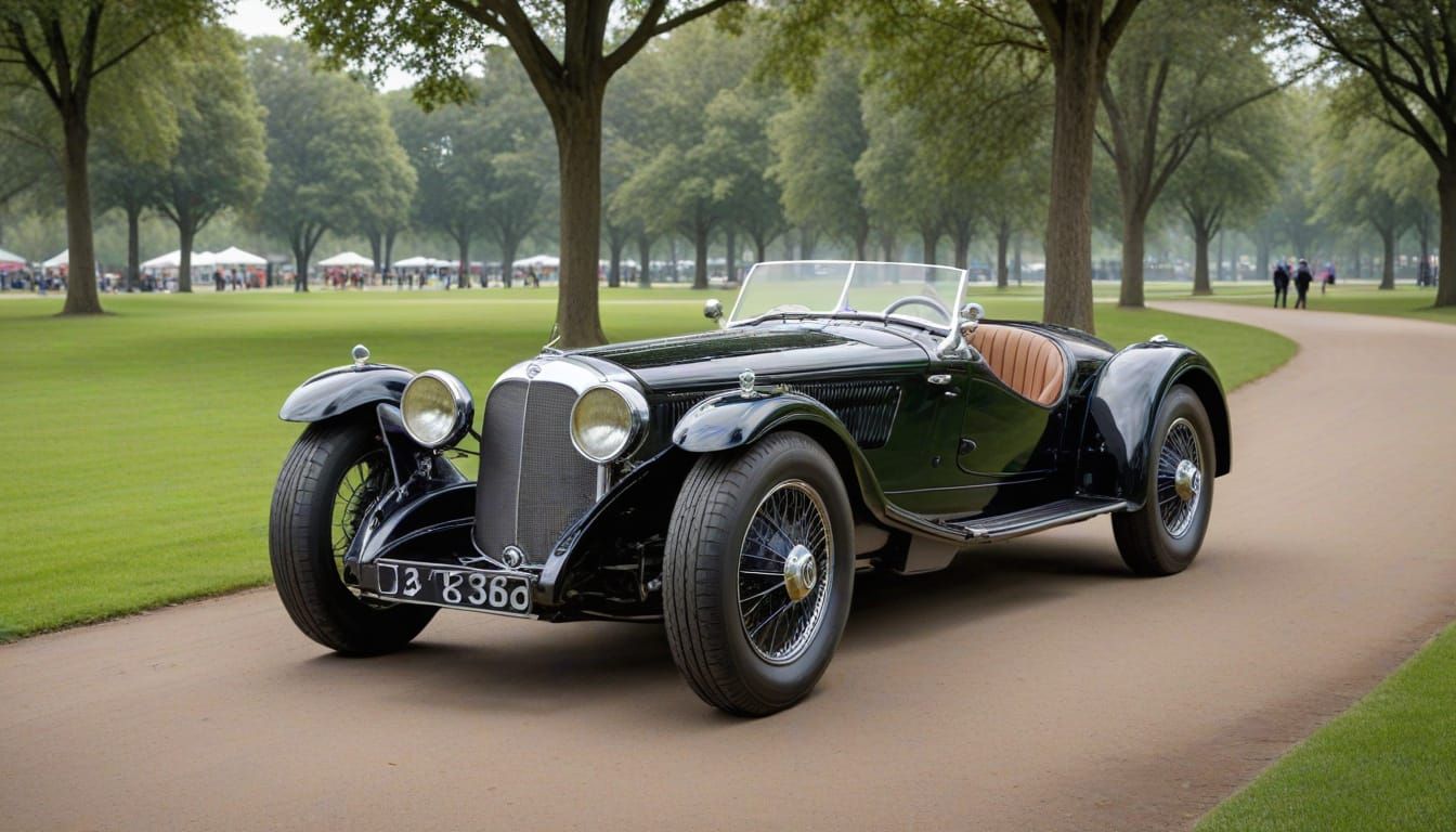 1930 Mercedes-Benz SSK 'Count Trossi' in Park