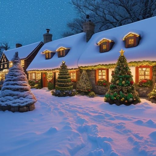 Christmas Village Radiates Magical Colour and Wonder