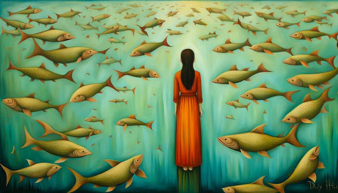 Infinite Consciousness Dreamscape in Surreal Style