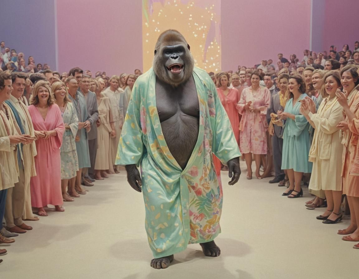 A happy Silverback in ramp