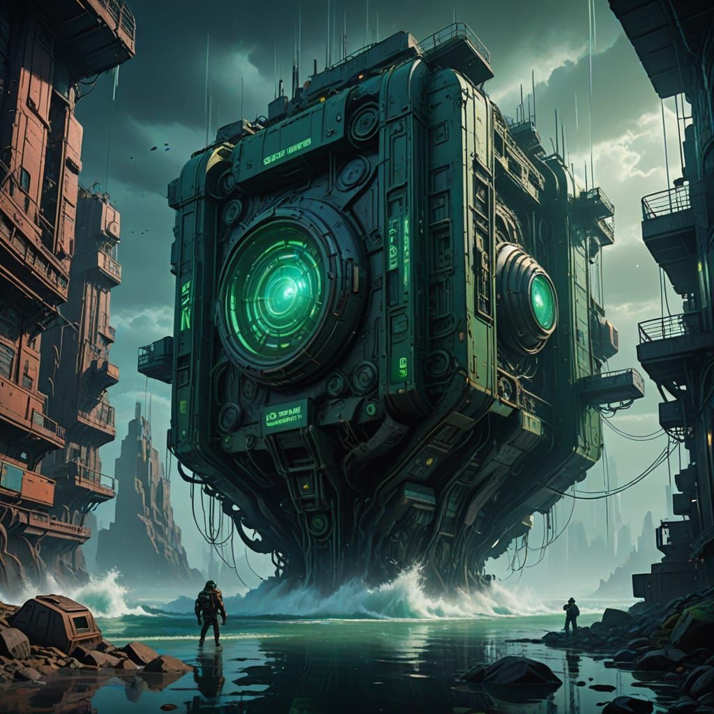 Biomechanical Vessel in Turbulent Waves