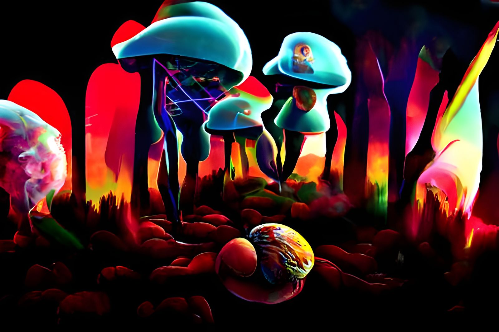the mushrooms are ready
