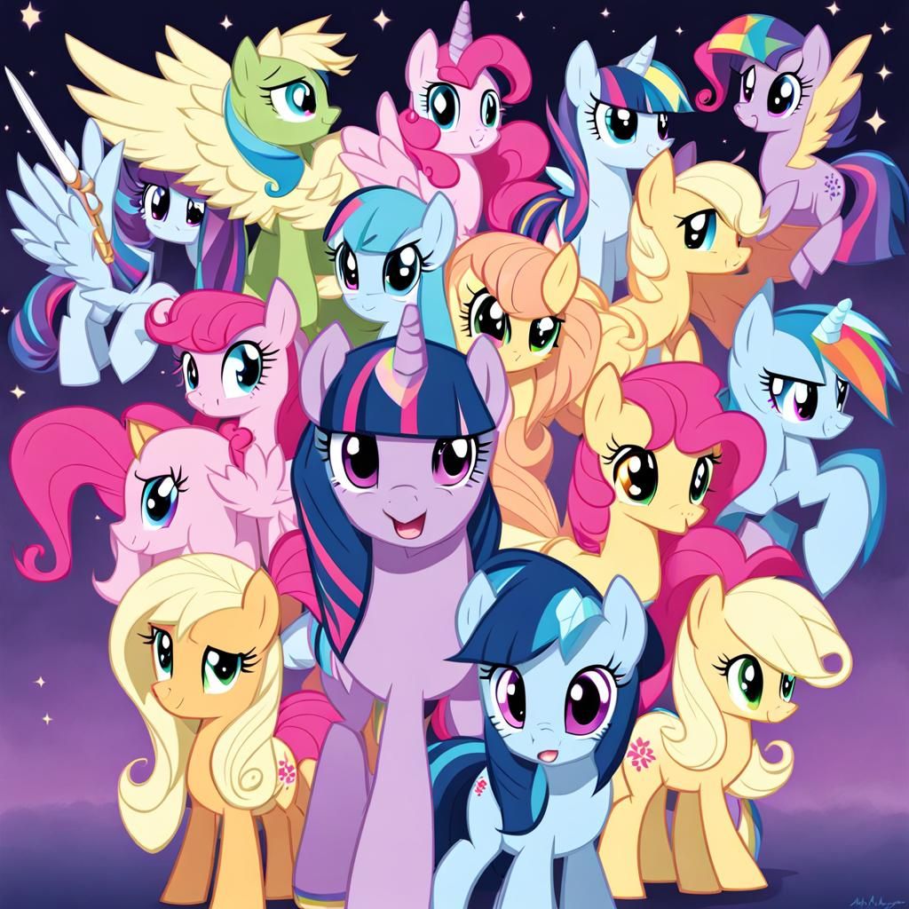 My Little Pony in Anime Style