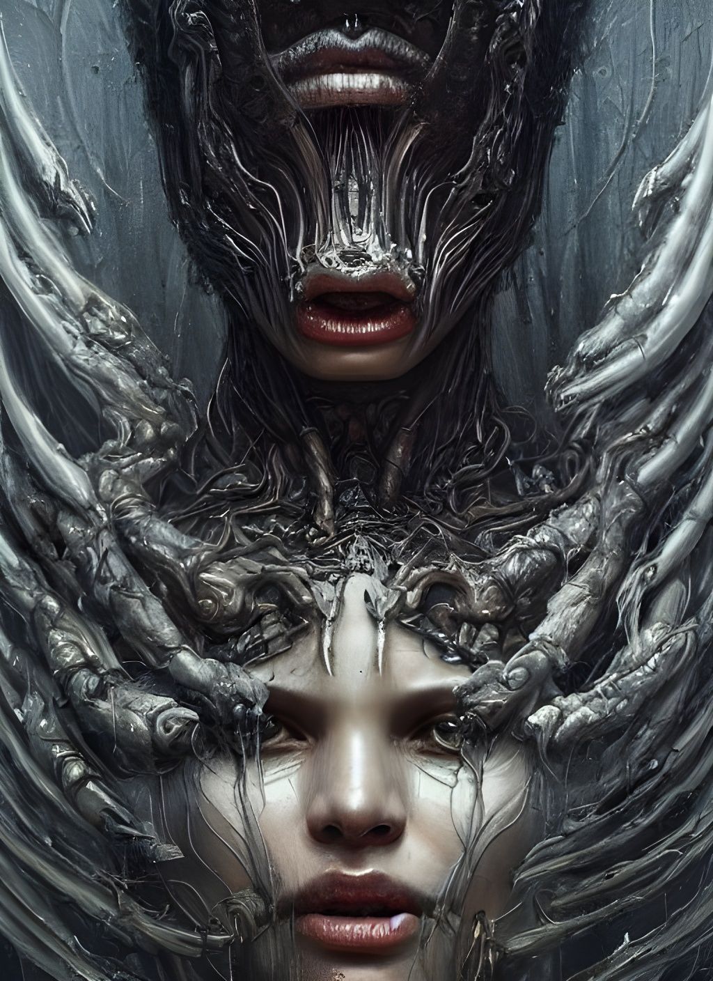 Intricate Fantasy Art of Nephilim Ego