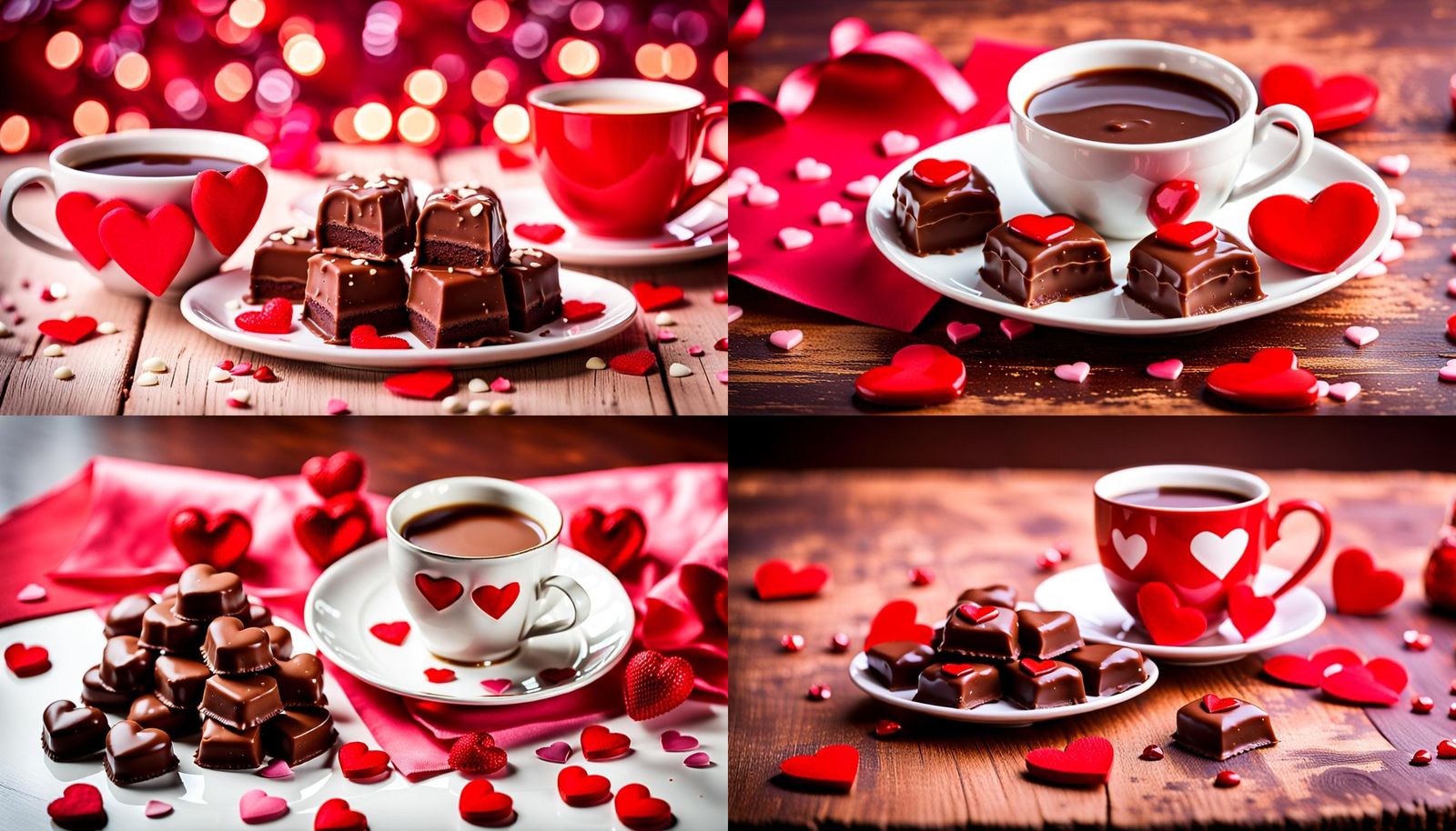 Valentine's Day Chocolates with Bokeh in Professional Photog...