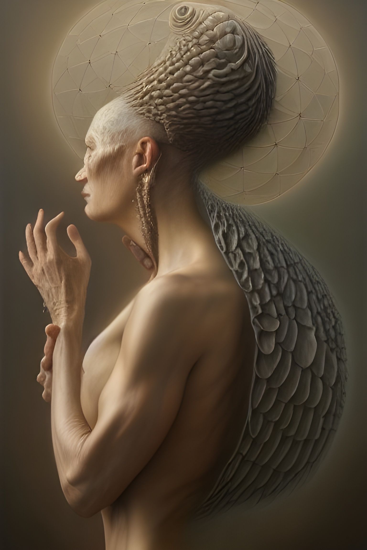 Surreal Hellraiser Inspired Art in Ethereal Style