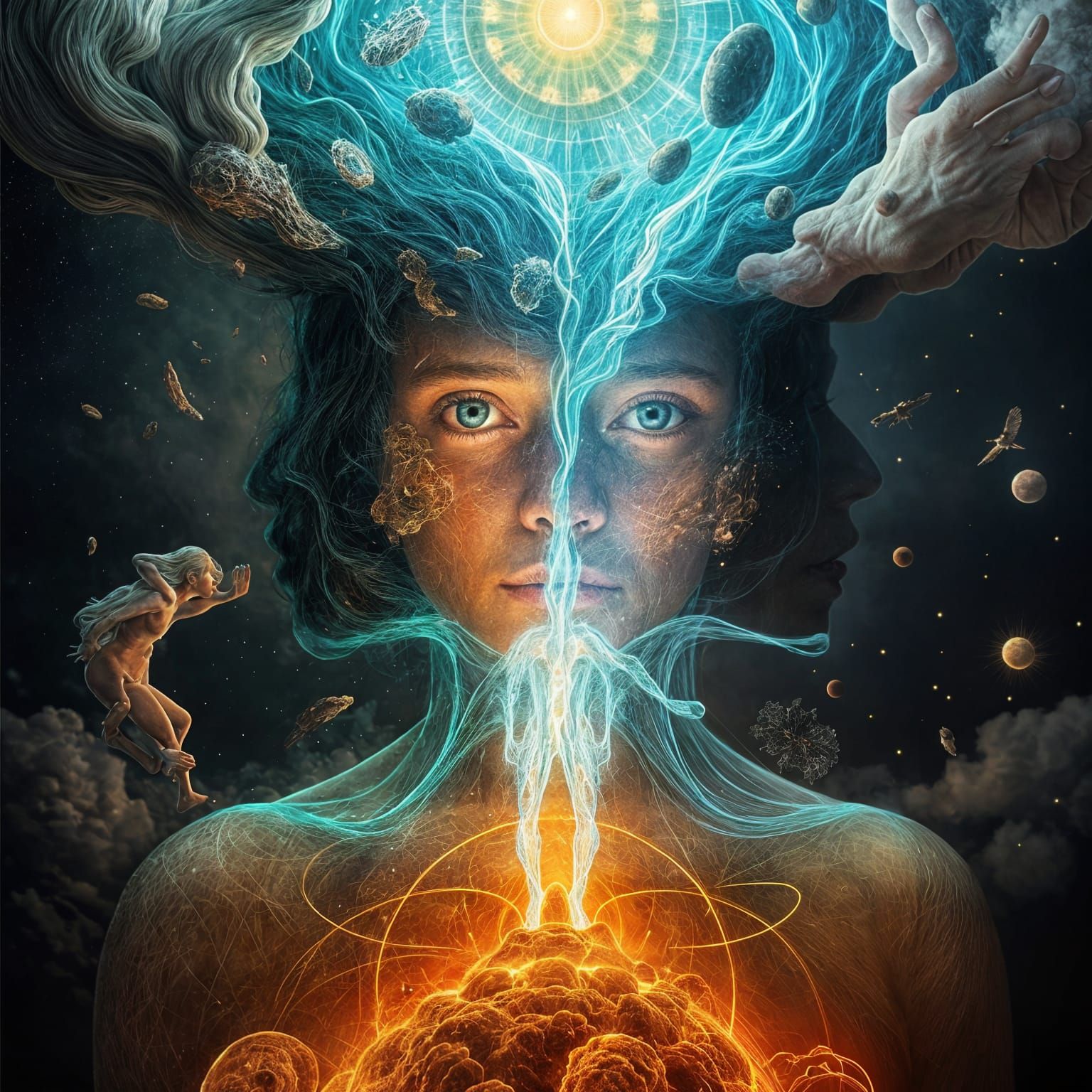 Surreal Image of Altered Consciousness States