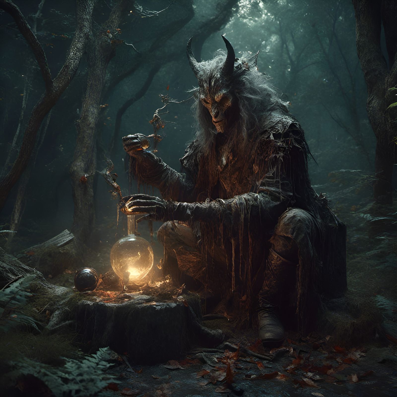 Alchemist's Macabre Transformation into Wild Beast