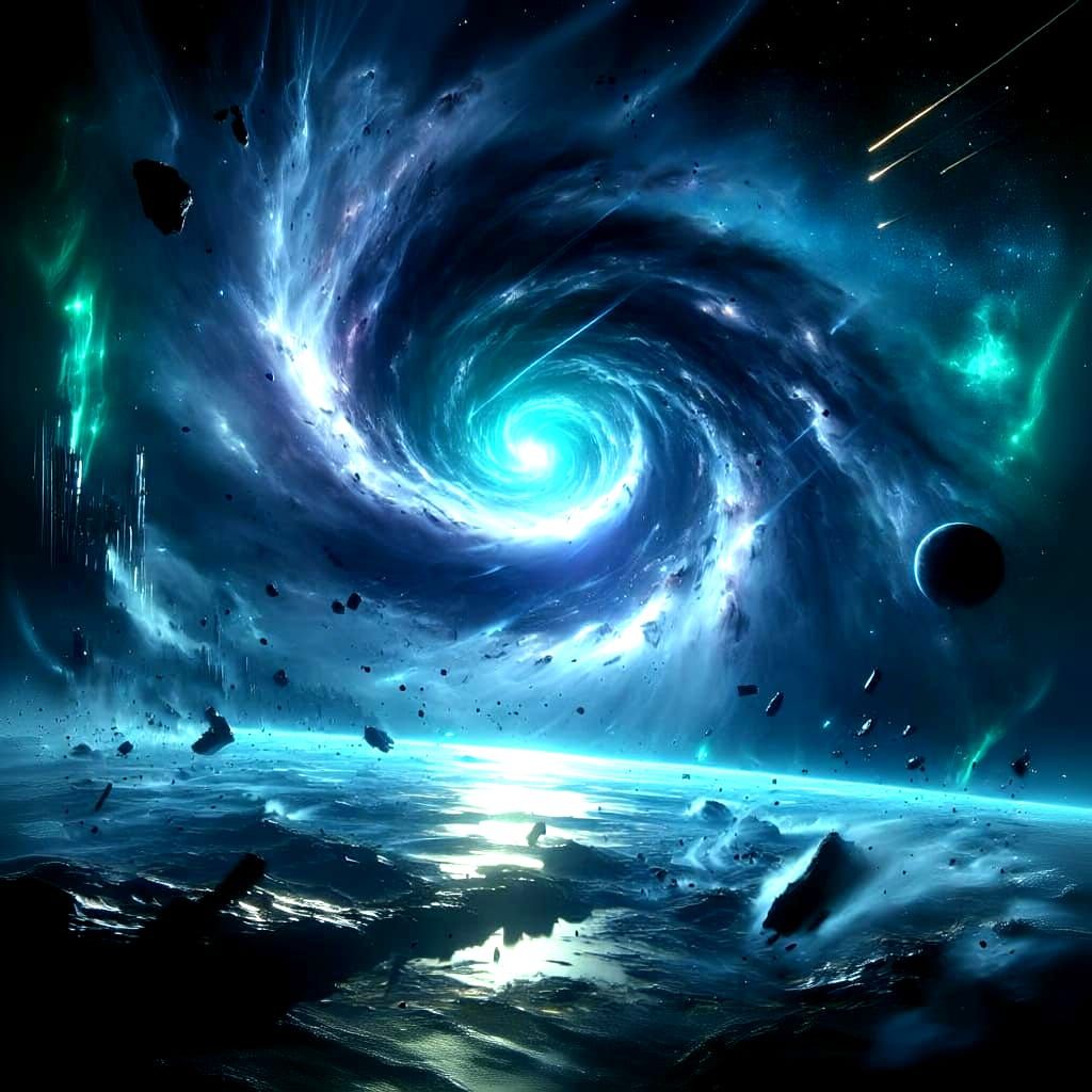 Massive Cosmic Vortex Swirls in Deep Space