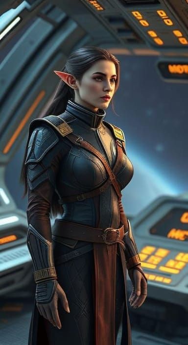 Half-Elf Captain on a Celestial Artifact Quest