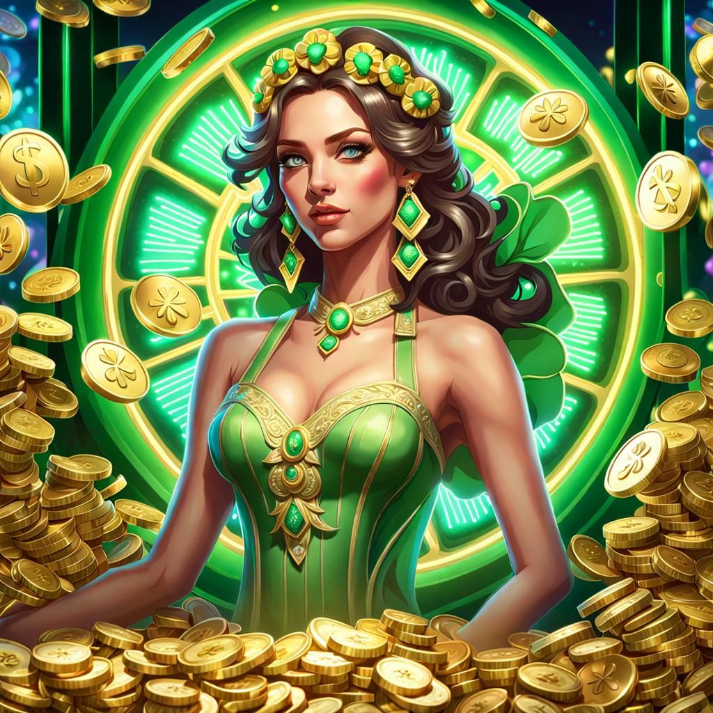 Siobhan has always believed that green is her lucky colour