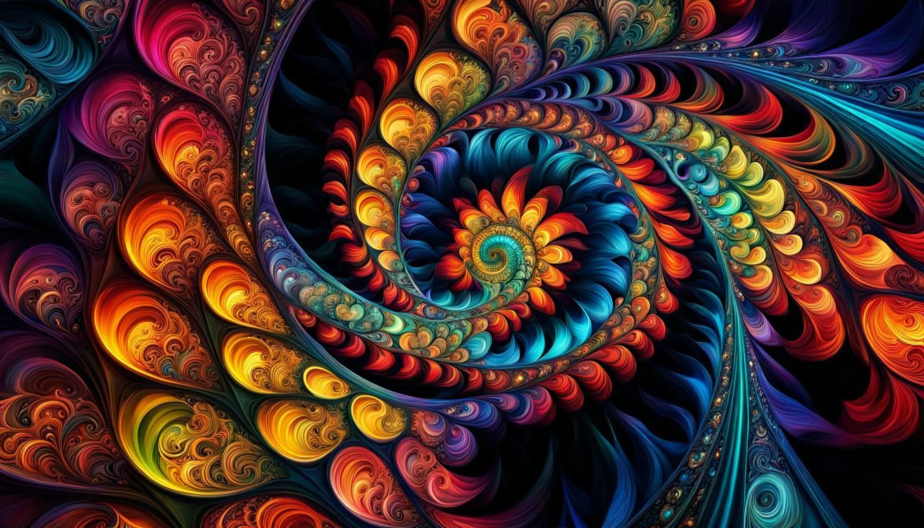 Magnificent 3D Fractal in Vibrant Colors