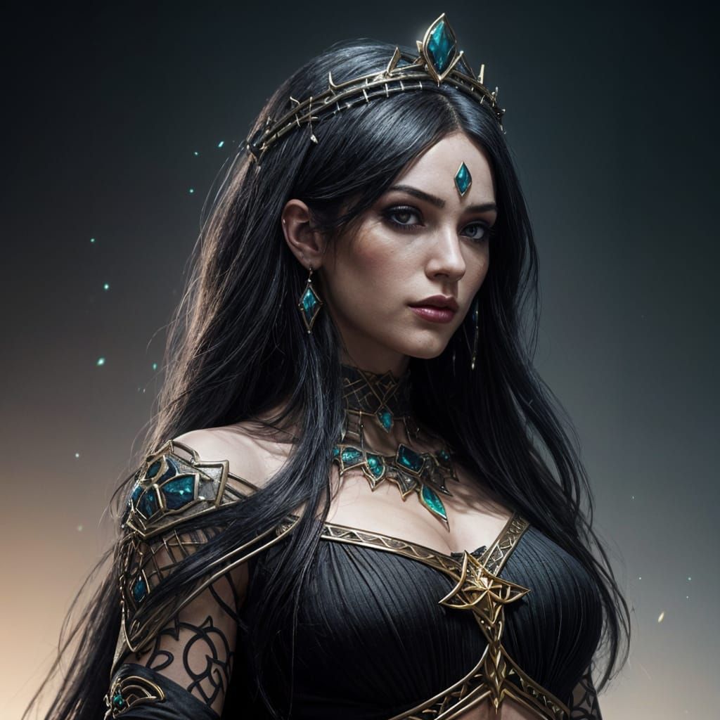 Goth Princess Jasmine in Sharp Focus