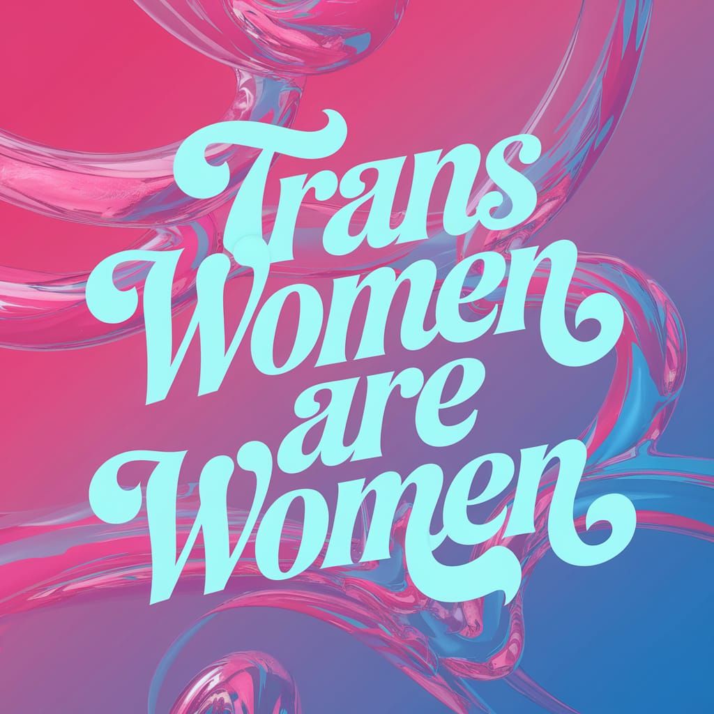 Vibrant Graphic in Pastel Hues Celebrates Trans Women with B...