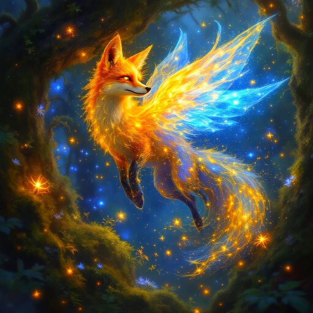 Fae Fox in Ethereal Flight