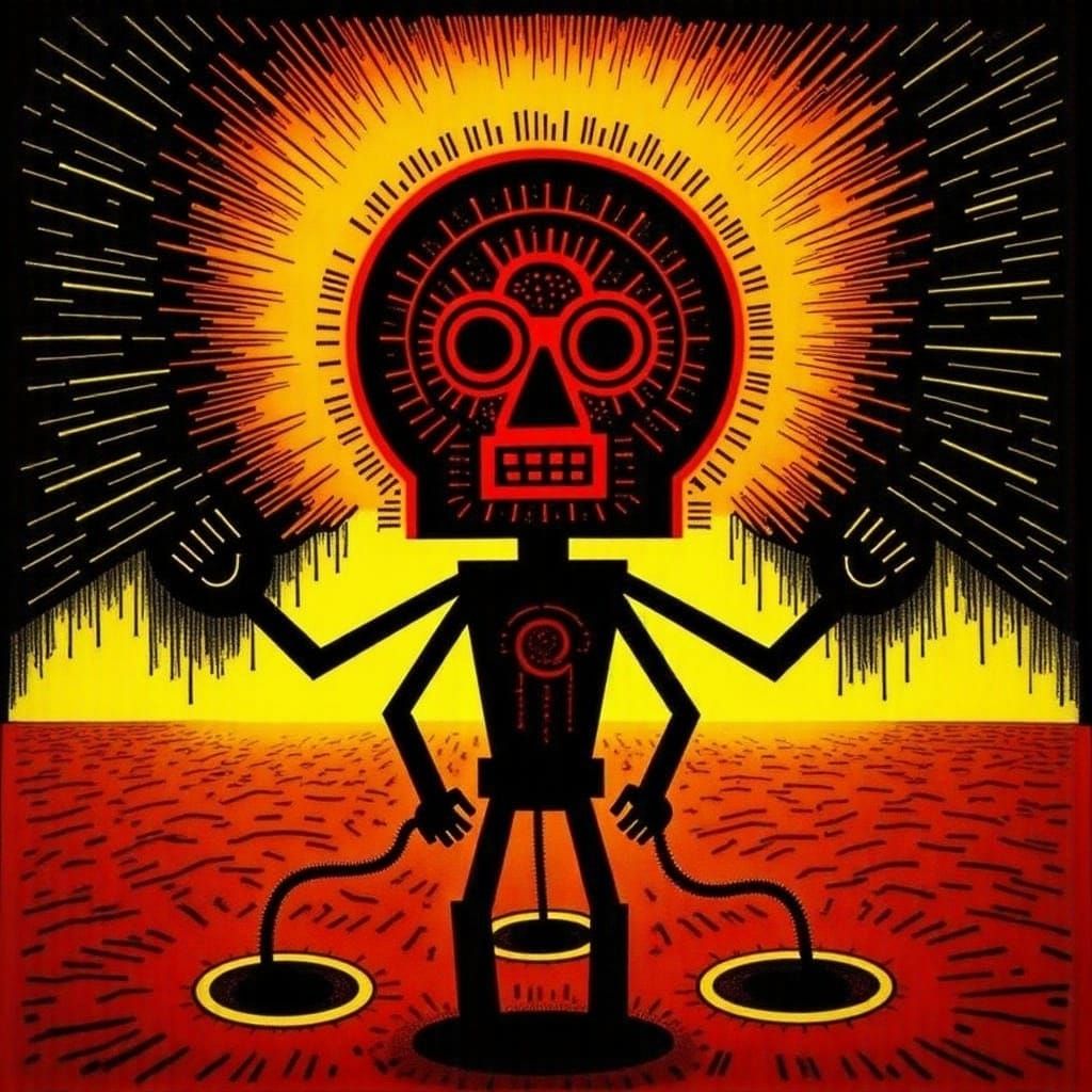 Icarus's Psychedelic Melt: A Negative Exposure