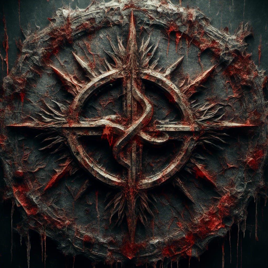 Prophetic Trinity Symbol in 3D Game Cinematic Style