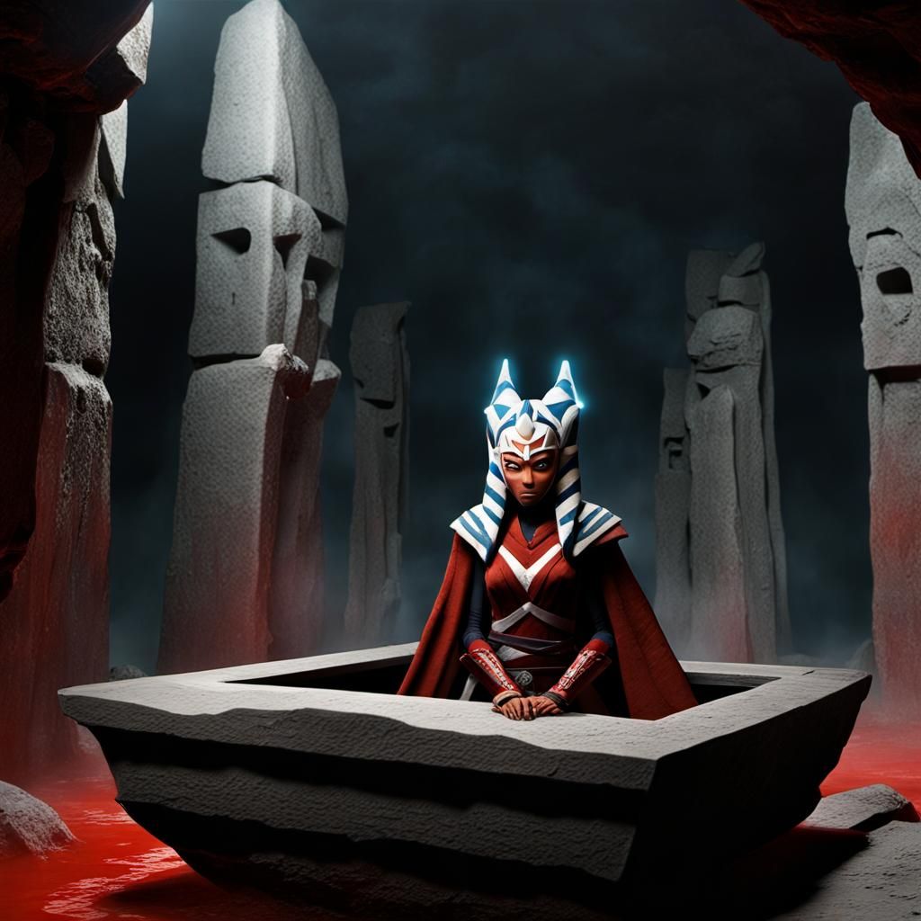 Ahsoka Tano Rises from Blood Coffin