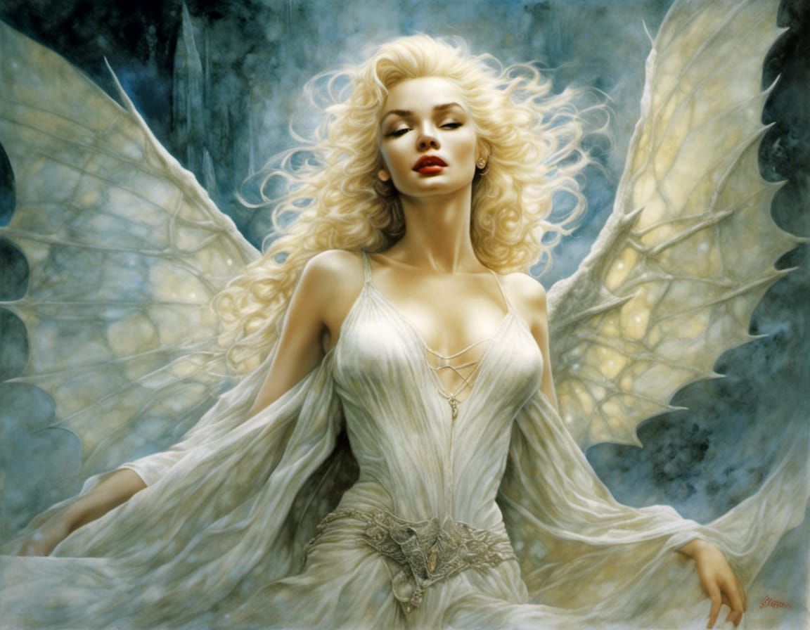 Marilyn Monroe as Galadriel: Ethereal Heroic Art