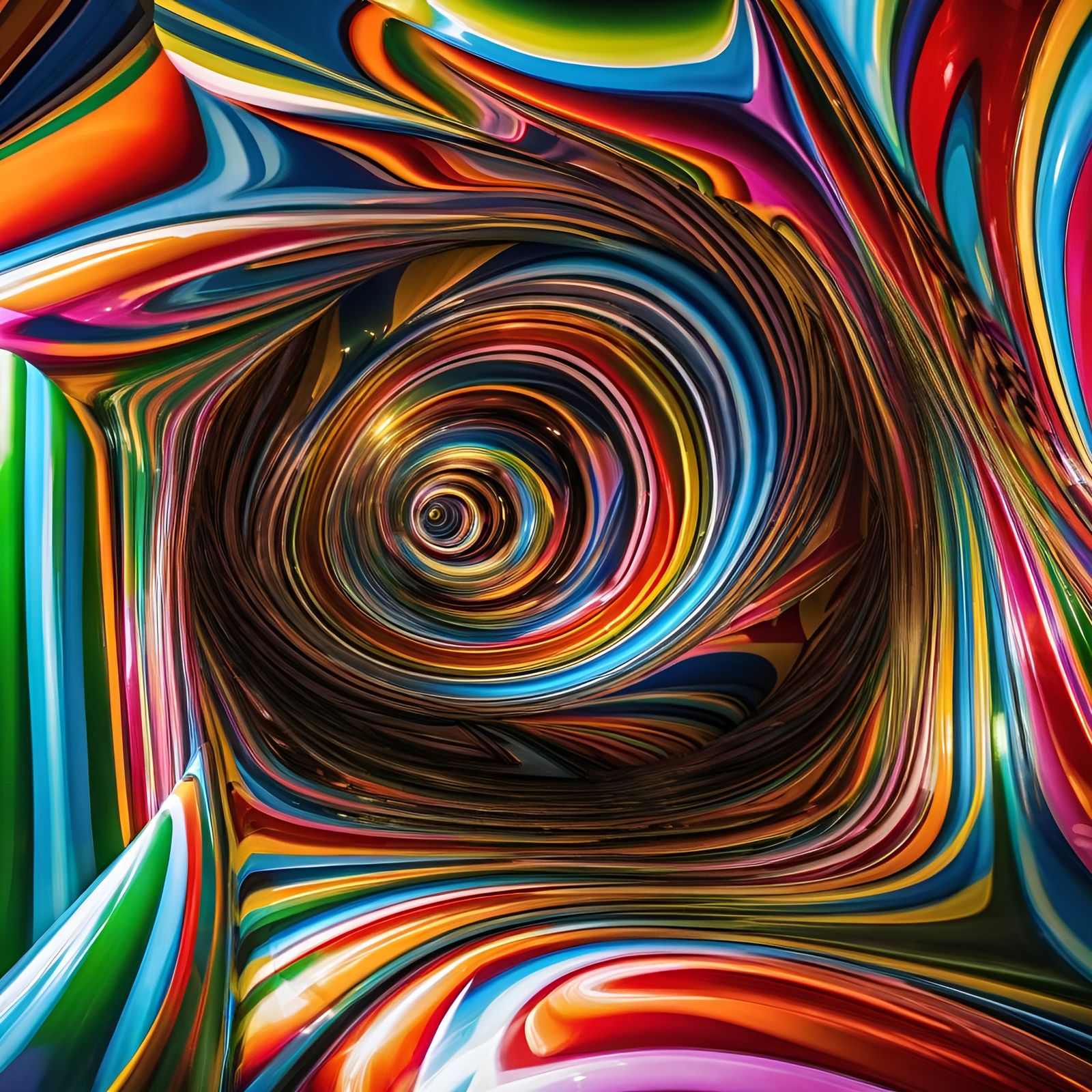 Distorted Funhouse View of a Random Object