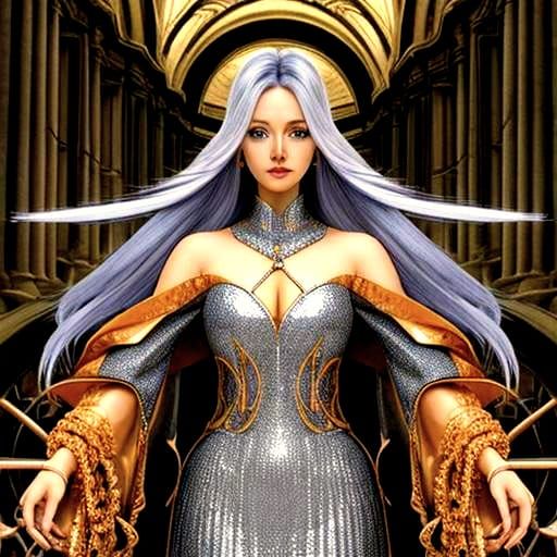 Abstract Spiral Design from Simple AI Prompt