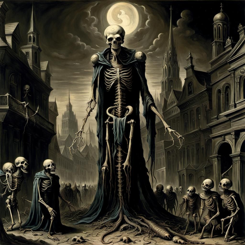 Lovecraftian Death God Manifests in Doomed City