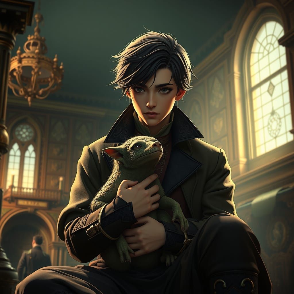 Victorian Noble Tenderly Cares for Feral Kobold in Haunting ...