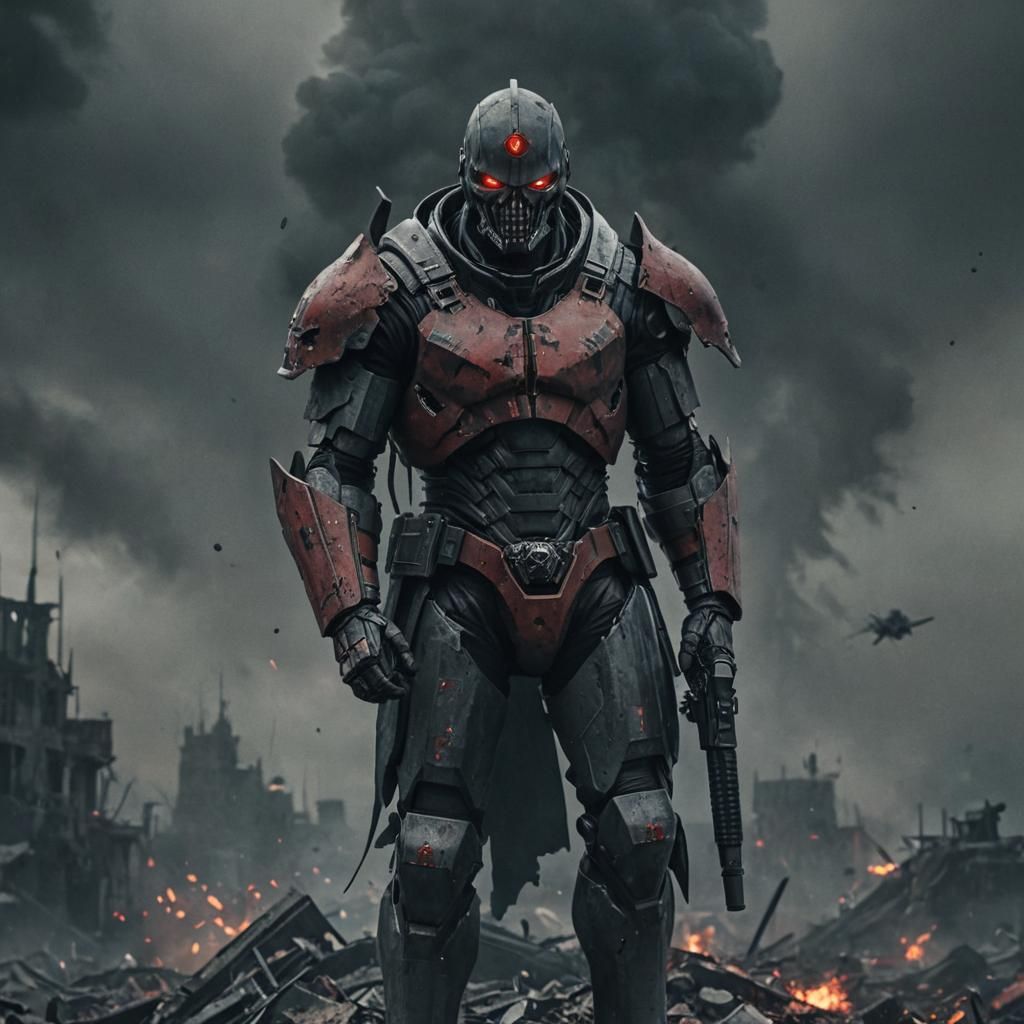 Apocalyptic Evil Invader: A Cinematic Photo