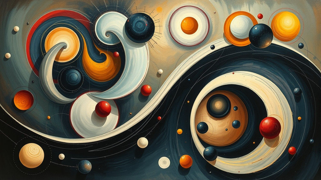 Surreal Forms Morph in Post-Impressionistic Dreamscape