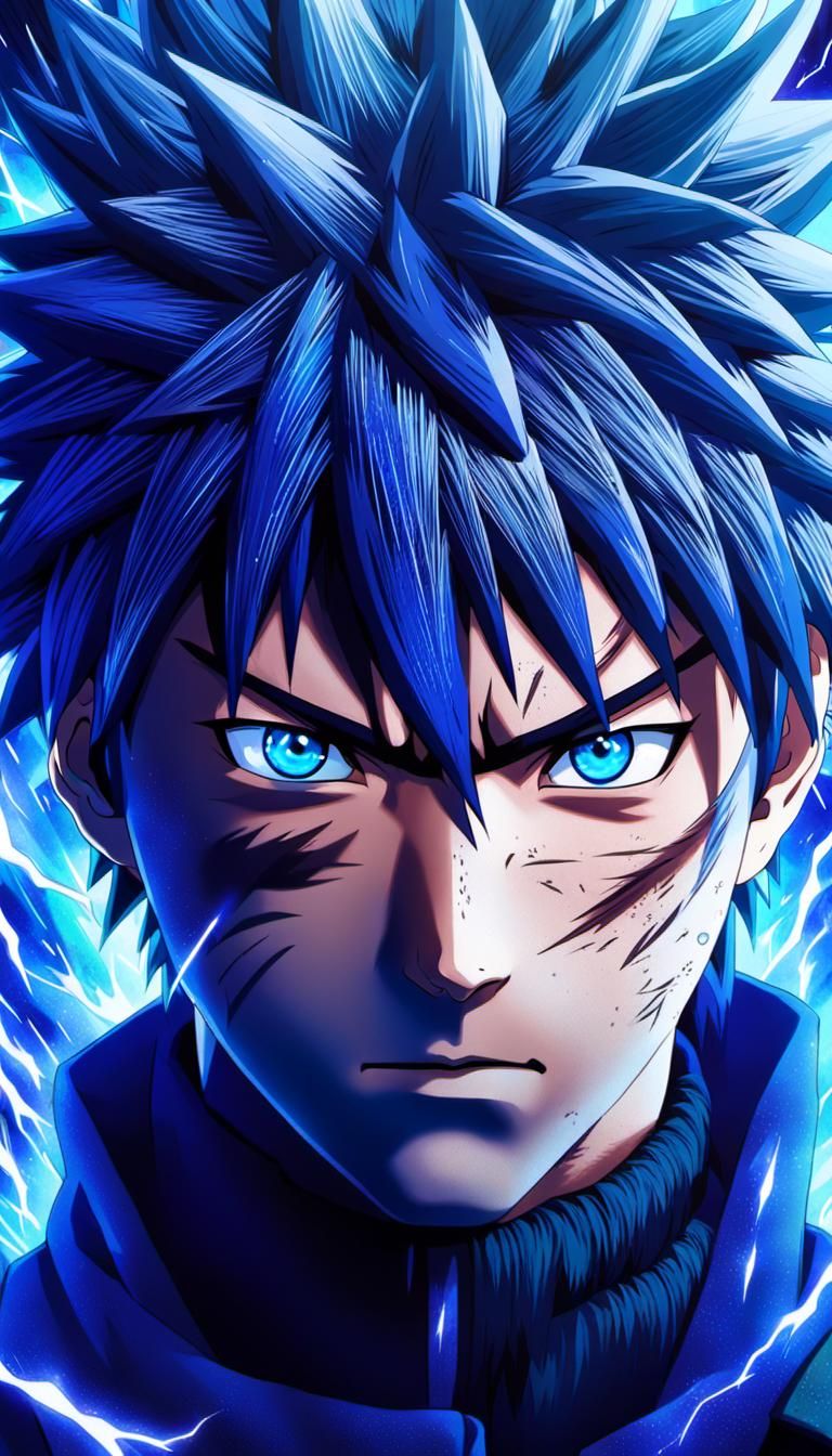 Anime Fusion: Ninja with Electric Aura