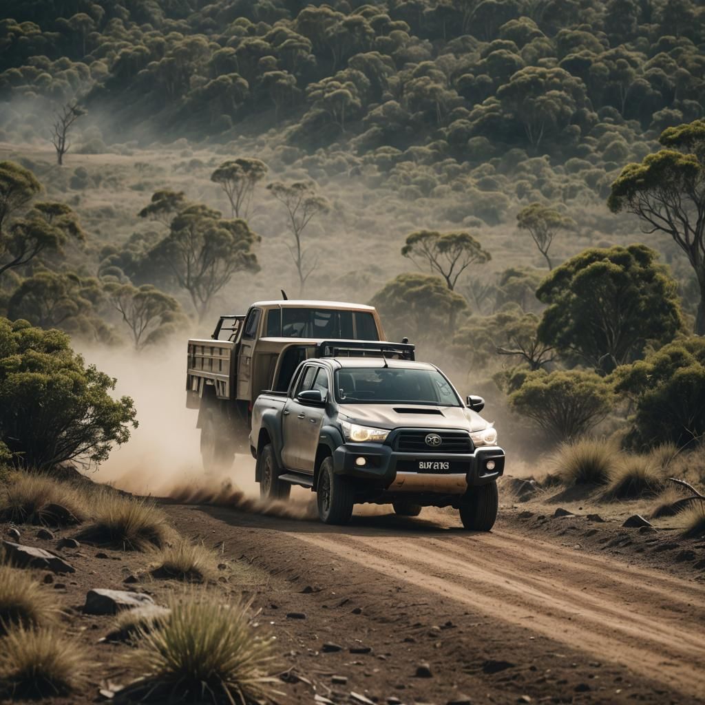 Cinematic Toyota Hilux SR5 Film Still