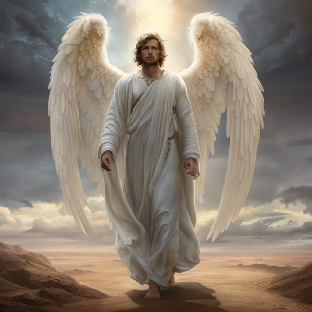 Archangel Gabriel's Solitary Earthly Stroll