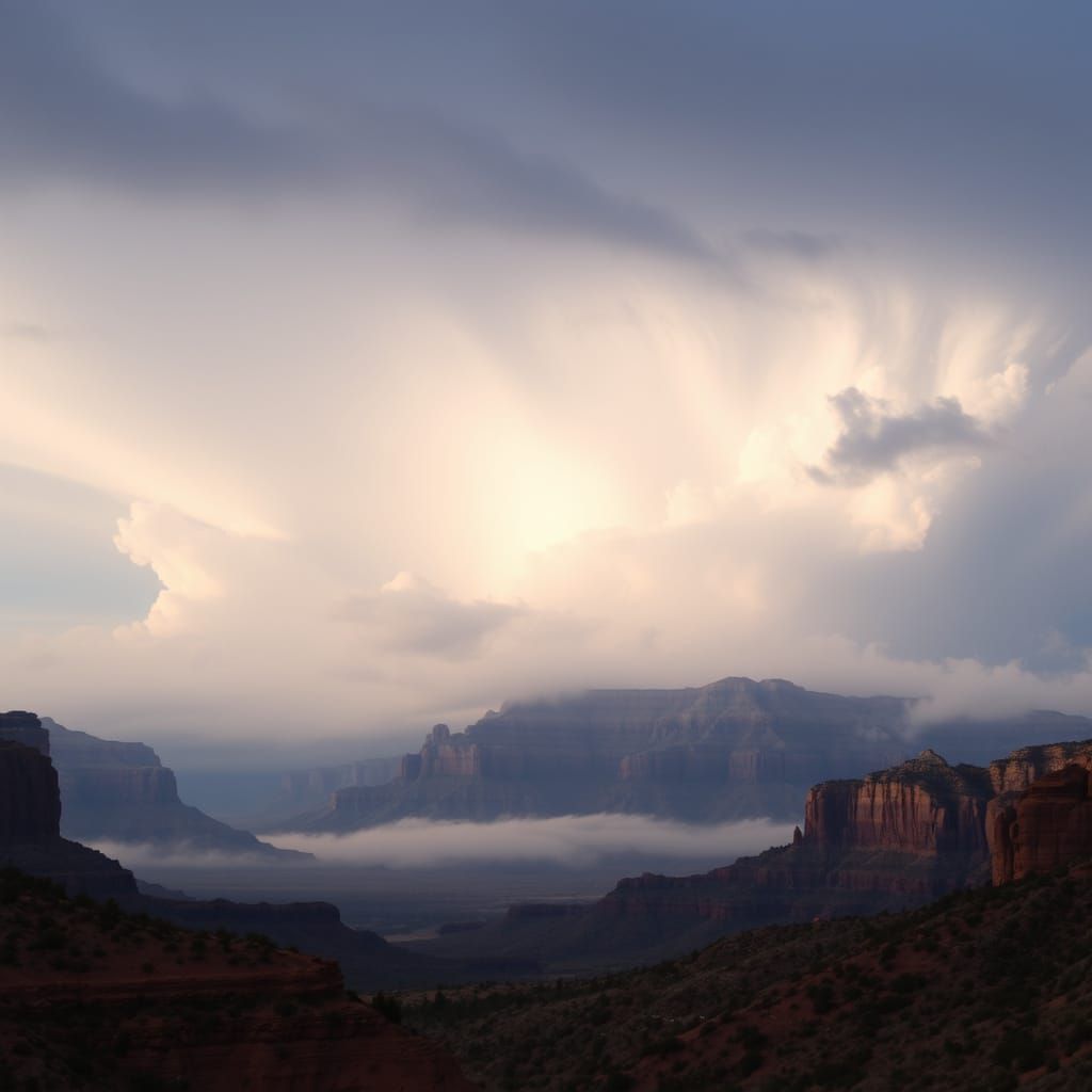 Atmospheric Beasts Over Southwest United States