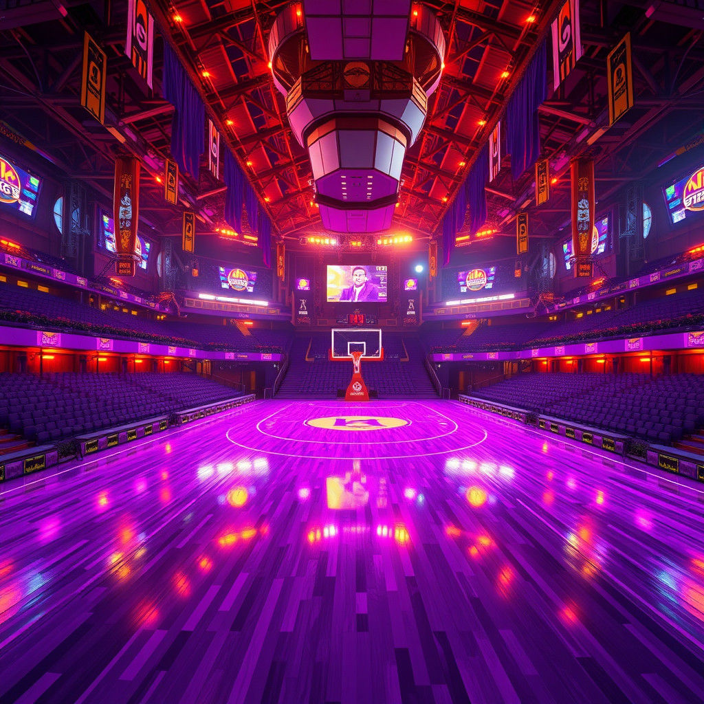 Kings Stadium: Purple Floor in Fantasy Arena