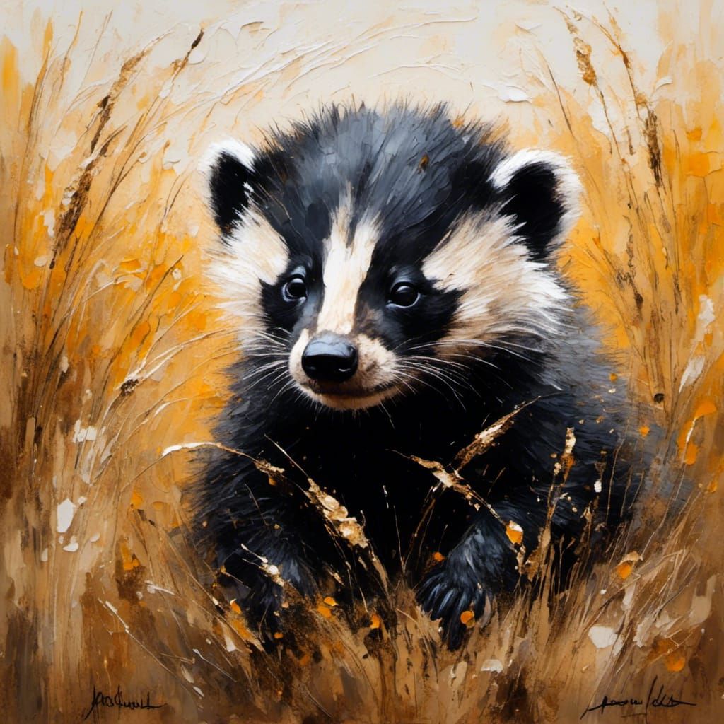 Baby badger