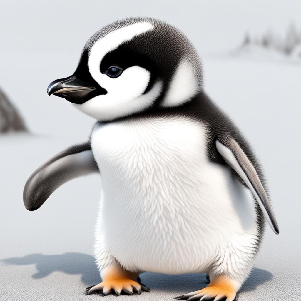 Cute Baby Penguin