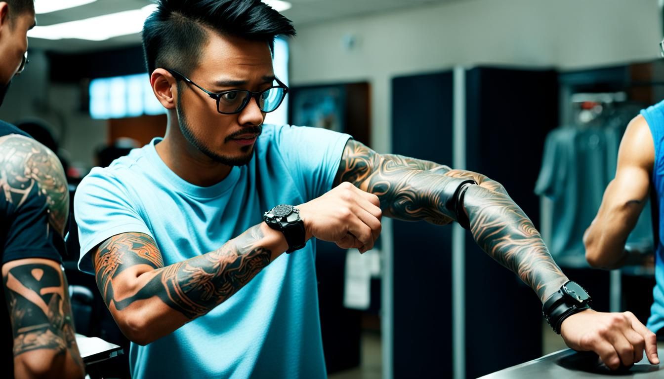 Man Searches for a Missing Tattoo